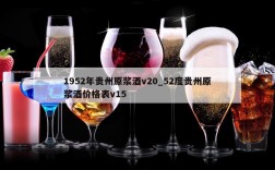 1952年贵州原浆酒v20_52度贵州原浆酒价格表v15